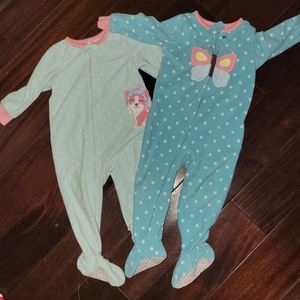 18 month fleece pajama bundle